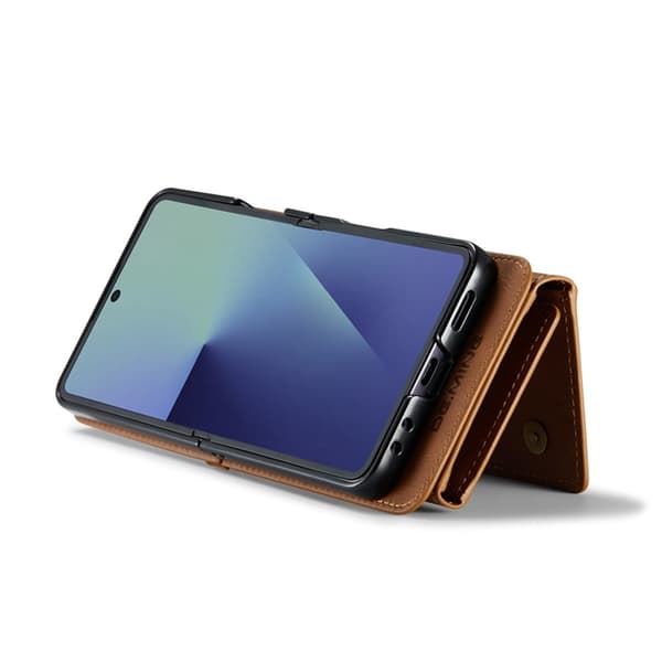 DG.MING Mobilskal till Galaxy Z Flip 7 RFID-Skydd M5 - Brun Brun