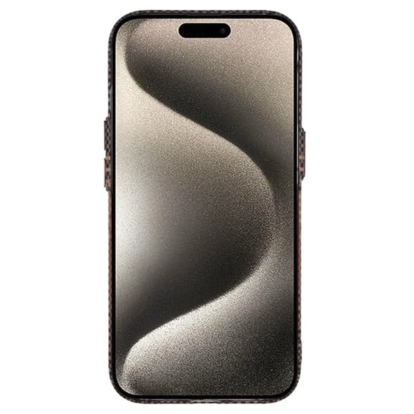 Mobilskal till iPhone 15 Magsafe Aramid Fiber - Guld Guld