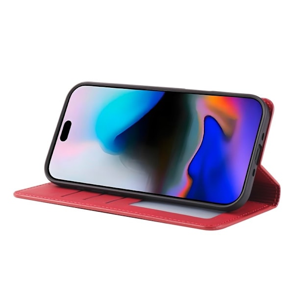FORWENW iPhone Air Plånboksfodral Konstläder - Röd