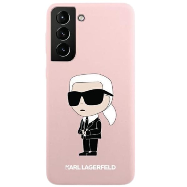 Karl Lagerfeld Galaxy S23 Case Silicone Ikonik - vaaleanpunainen