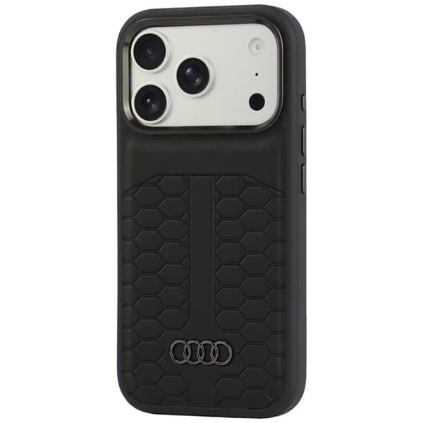 Audi Mobilskal För iPhone 18 Pro/17 Pro Magsafe Läder - Svart