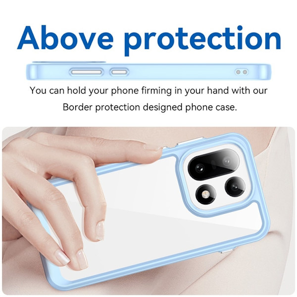 Mobilskal till OnePlus 15 5G TPU + Acrylic Protective - Blå Blå