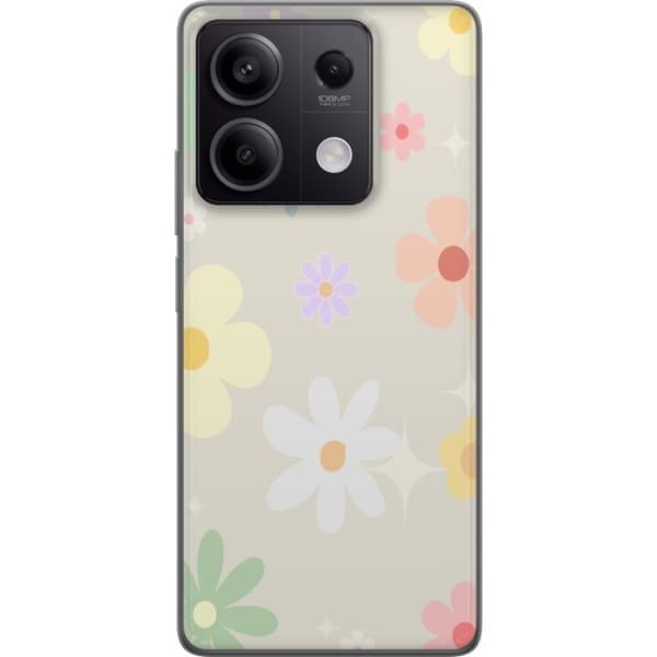 Mobilskal till Xiaomi Redmi Note 13 Pro med fejdande blommor