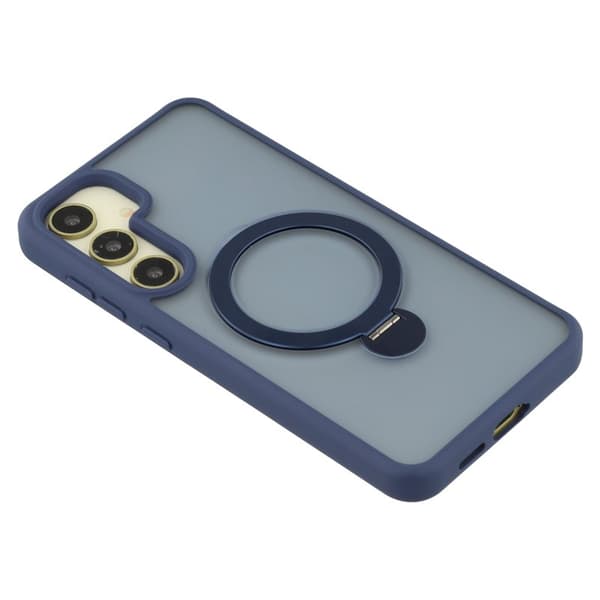 Mobilskal för Samsung Galaxy S26 Plus Magnetiskt Ring Kickstand TPU + PC - Blå