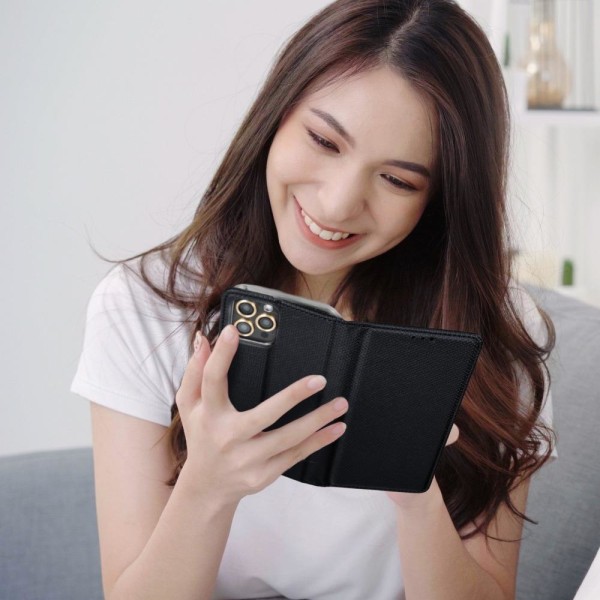 Smart Wallet Case til Samsung Galaxy A5 2018 / A8 2018 Sort