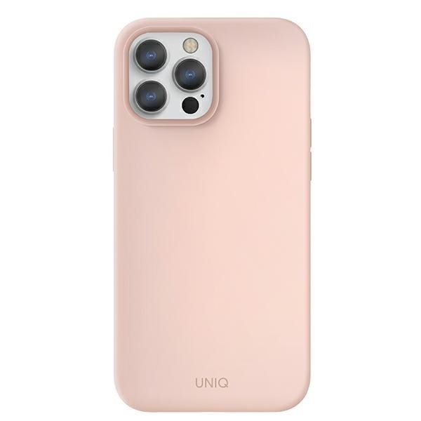 UNIQ Lino Hue Skal iPhone 13 Pro Max - Blush Rosa Rosa