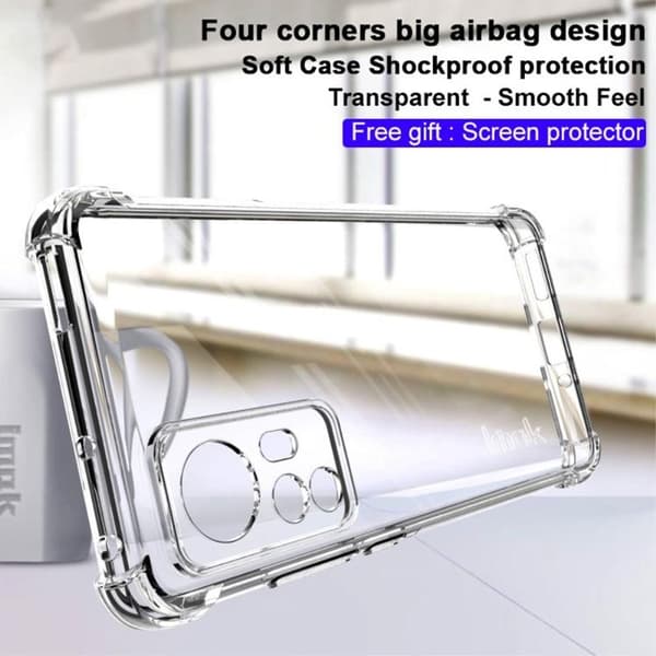 IMAK Anti-Scratch Skal Xiaomi 12/12X - Transparent Transparent