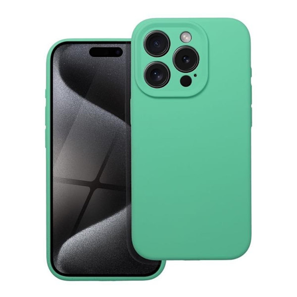 Mobilskal till iPhone 16 Plus Silikon 2mm - Mynta Grön