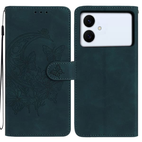 Samsung Galaxy S26 Edge Plånboksfodral Konstläder Ställ - Grön