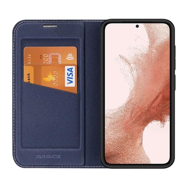 Dux Ducis Galaxy S23 Plus Punge Etui Skinn X2 - Blå Blå