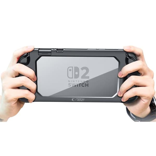 Tech-Protect Nintendo Switch 2 Cover Magmat - Sort/Klar