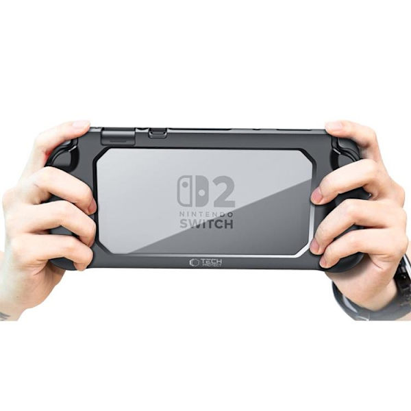 Tech-Protect Nintendo Switch 2 Skal Magmat - Svart/Clear