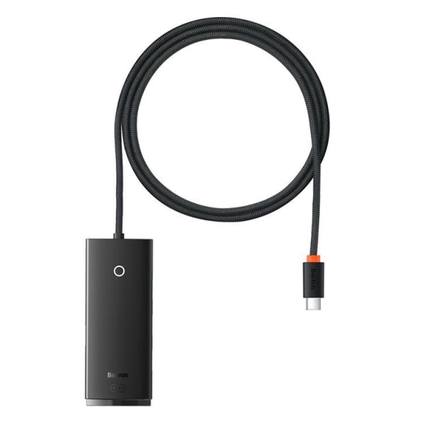 Baseus HUB USB-C 4x USB-A–USB-C -kaapeli 1 m - musta