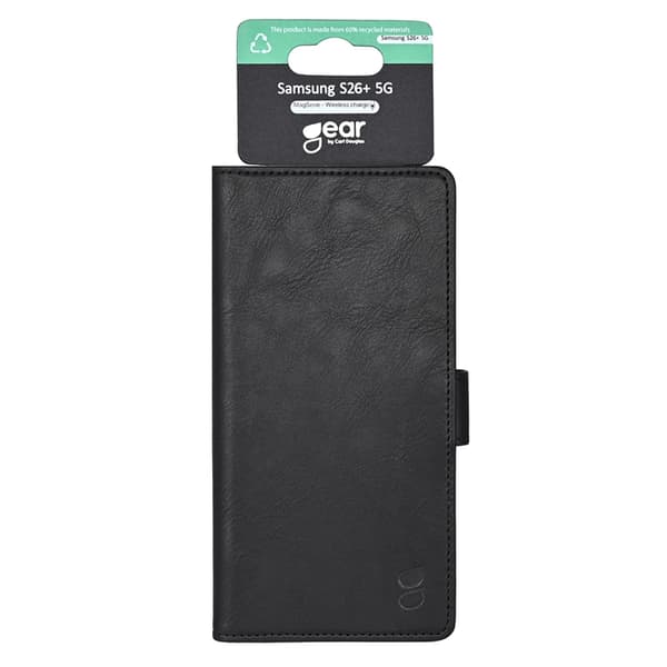 GEAR Pung Etui til Galaxy S26 Plus 3 Kortlommer - Sort Svart