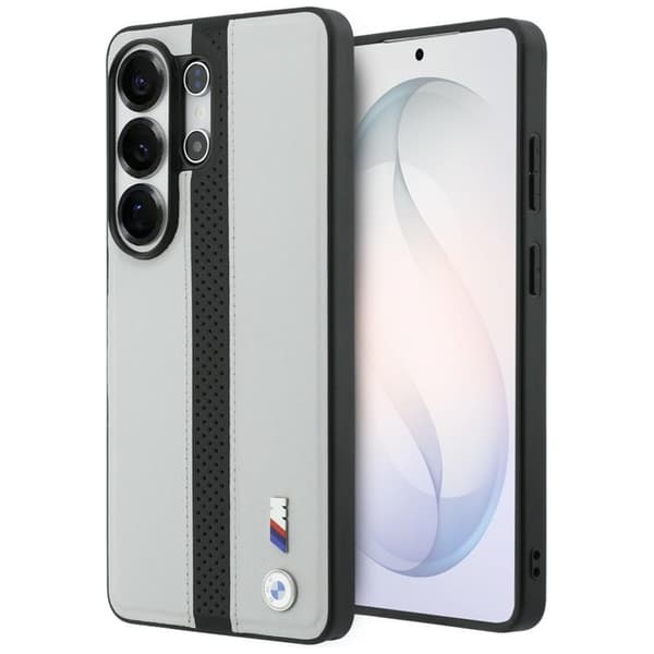 BMW Mobilskal För Galaxy S26 Ultra Magsafe Perforated Stripe Logo - Grå Grå