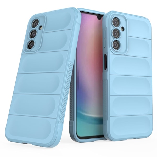 Galaxy A24 4G -puhelinkuori Magic Shield - vaaleansininen Blå