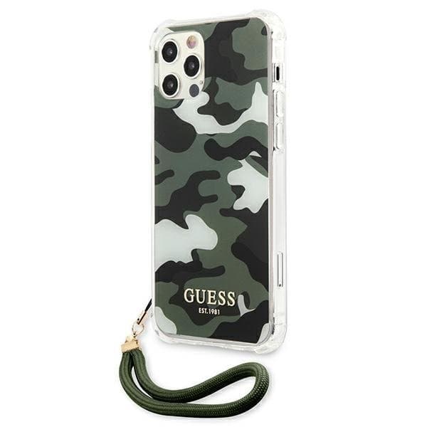 Guess iPhone 12 Pro Max Skal Camo Collection - Grön Grön