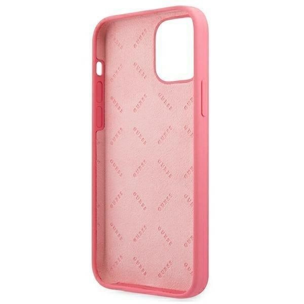 Guess Peony Collection Skal iPhone 12 Pro Max - Fushia