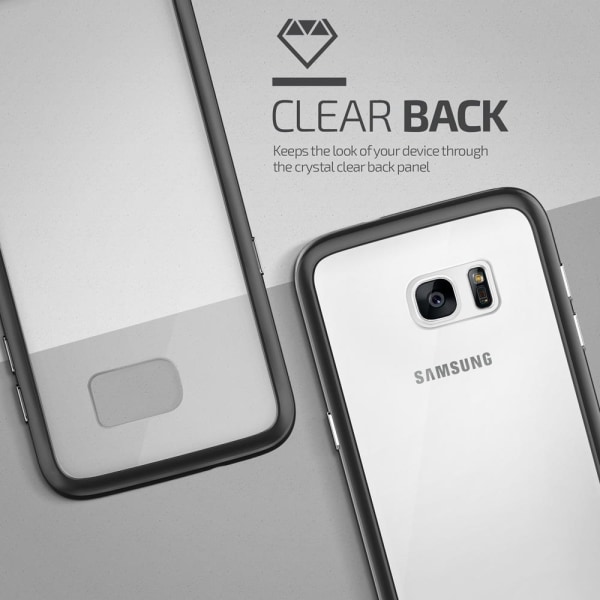 Verus Crystal Mixx Skal till Samsung Galaxy S7 Edge - Svart Svart