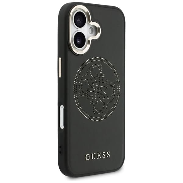 Guess Mobilskal För iPhone 17 MagSafe Perforated 4G - Svart