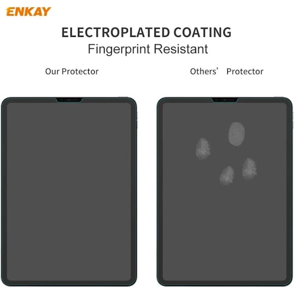 [1-PACK] ENKAY iPad Pro 11 (2020/2021/2022) Härdat Glas Skärmskydd 2.5D LCD 9H
