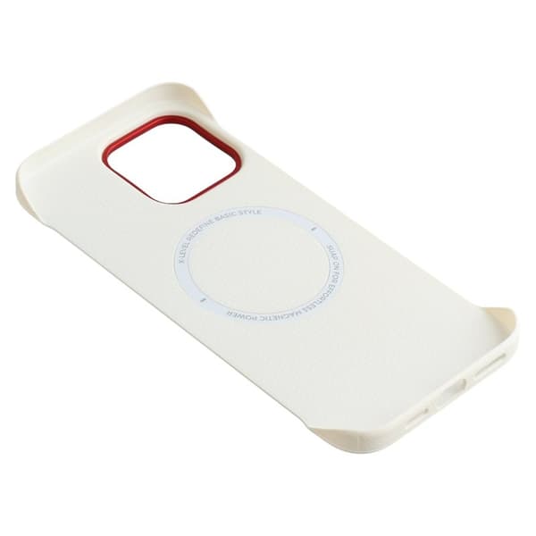 X-LEVEL Mobilskal till iPhone 16 Pro Magnetiskt PC + Metall Vit