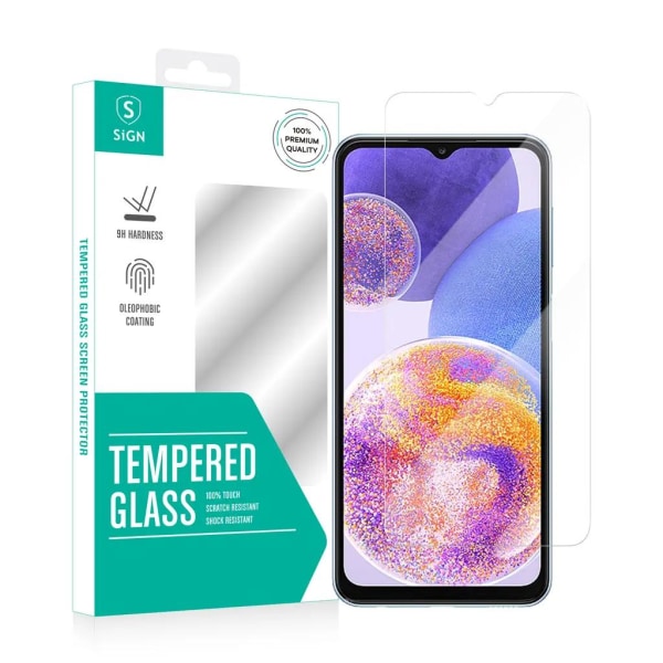 SiGN Galaxy A23 5G Härdat Glas Skärmskydd