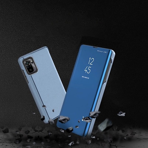 Xiaomi Poco X4 NFC 5G Fodral Clear View - Blå
