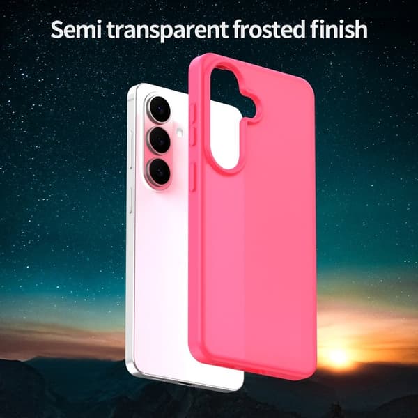 Samsung Galaxy S26 Skal Touch Matte TPU - Rosa