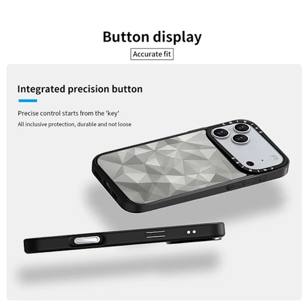 Mobilskal till iPhone 17 Pro MagSafe Aluminium Silikon Grå