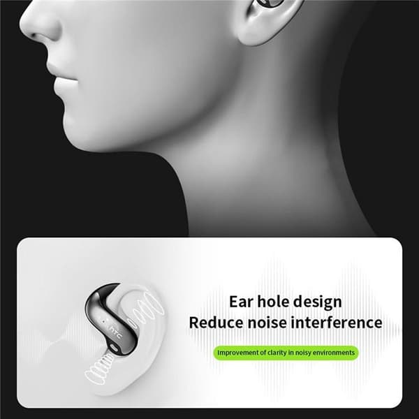 HTC OWS On-Ear Trådlösa Sport Hörlurar Bluetooth V6.0 NE30 - Silver Silver