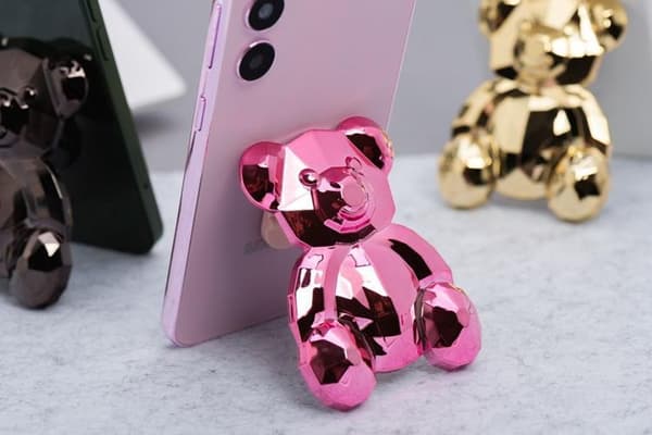 Mobilställ Stick-on BEAR - Rosa Rosa