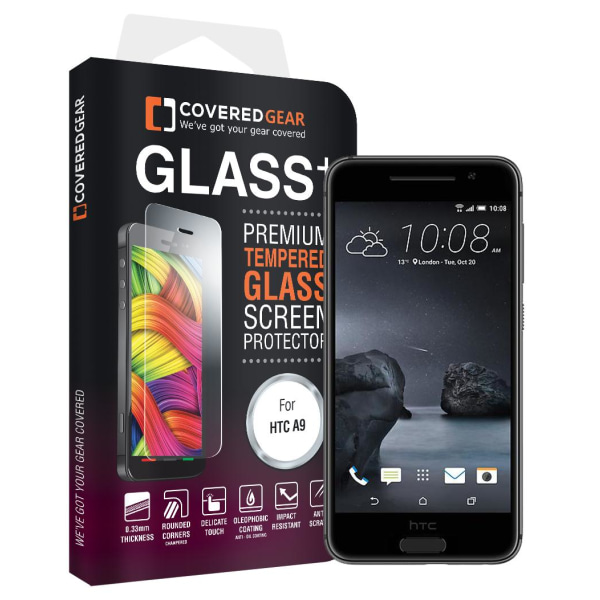 CoveredGear hærdet glas skærmbeskytter til HTC One A9