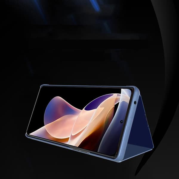 Realme C33 -puhelinkotelo Clear View - Musta Svart