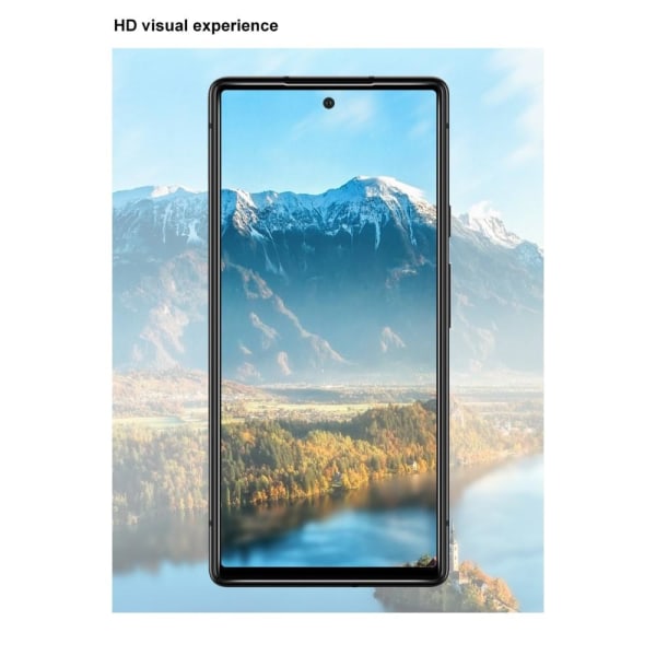 IMAK Pro Plus Anti-ridse hærdet glas Google Pixel 6 - Sort Black