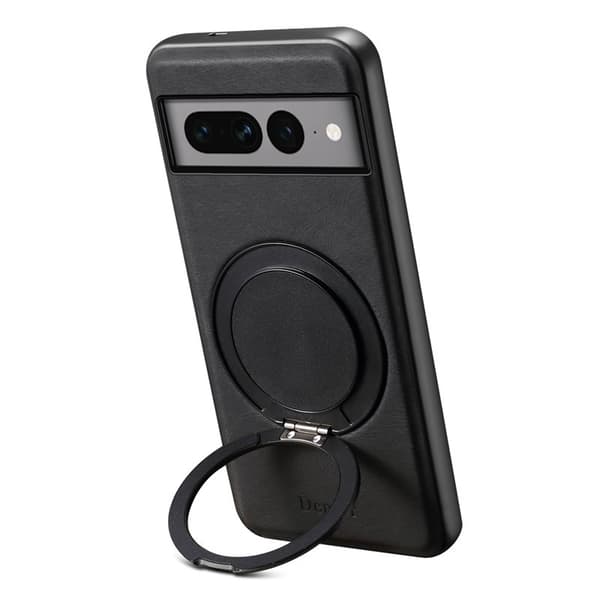 DENIOR Google Pixel 7 Pro 5G Magnetfodral Konstläder Svart