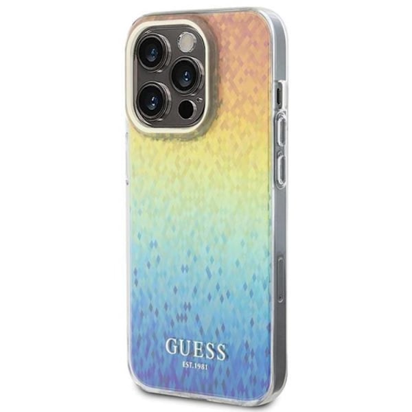 Guess iPhone 15 Pro Mobilskal IML Mirror Disco Iridescent