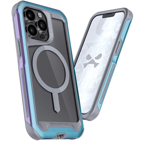 Ghostek Atomic Slim MagSafe Skal iPhone 13 Pro - Prismatic Blå