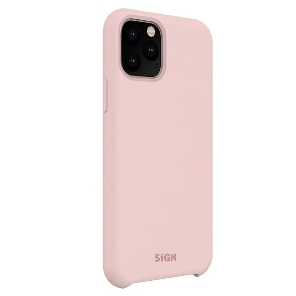 SiGN iPhone 12 mini Skal Liquid Silicone - Rosa