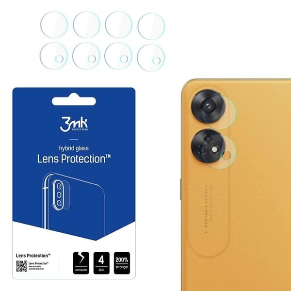 3MK Oppo Reno8 T 5G    Kameralinskydd Transparent