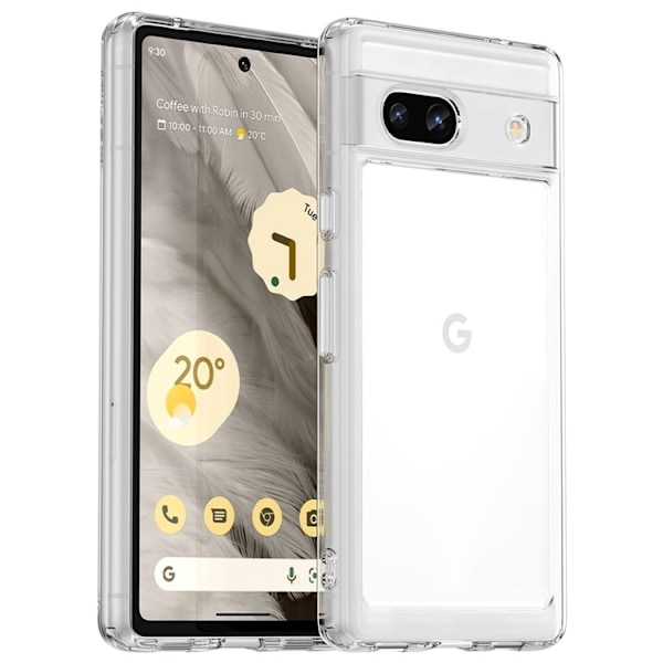 Google Pixel 7a Mobilskal Acrylic Shockproof TPU - Clear