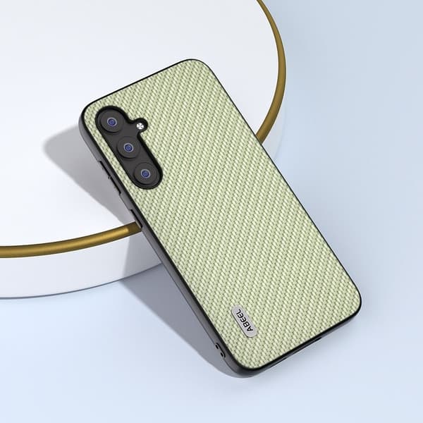 ABEEL Mobilskal till Samsung Galaxy S23 FE Läder PC+TPU Grön