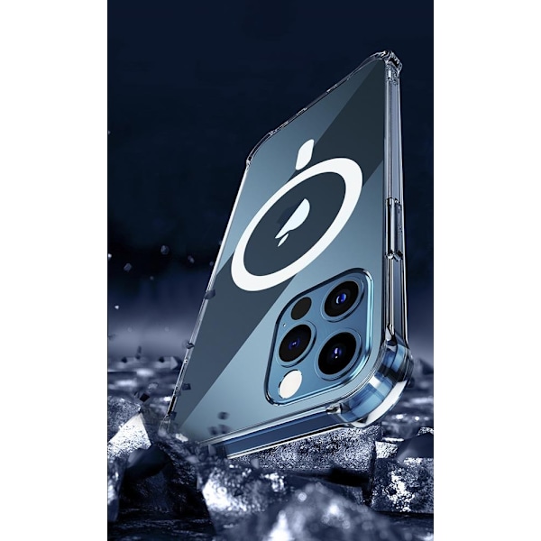 BOOM - ShockProof Magsafe Skal iPhone 13 Pro - Clear Transparent