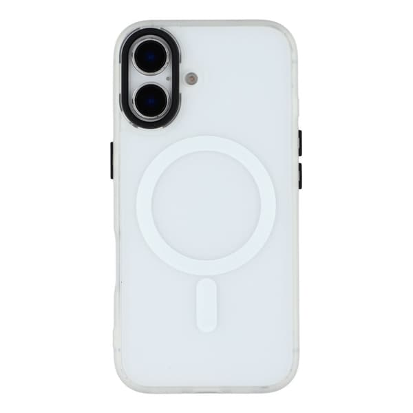 Mobilskal till iPhone 17 MagSafe Skin Touch - Transparent Vit Vit
