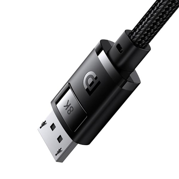 Baseus DisplayPort 8K 60Hz Kabel 1.5m High Definition Series - Svart Svart