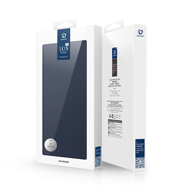 DUX DUCIS Skin Pro iPhone 17 Pro Plånboksfodral PU Läder Läder - Blå Blå