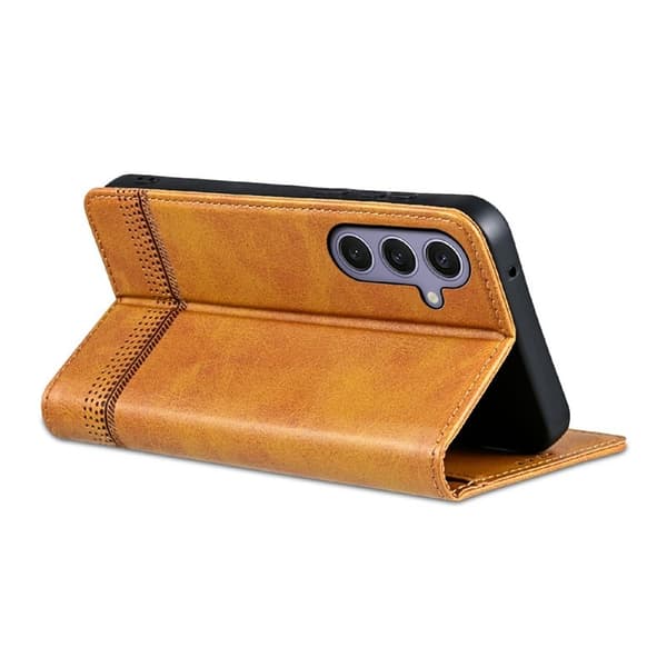 AZNS Samsung Galaxy A56 5G Plånboksfodral Konstläder - Brun