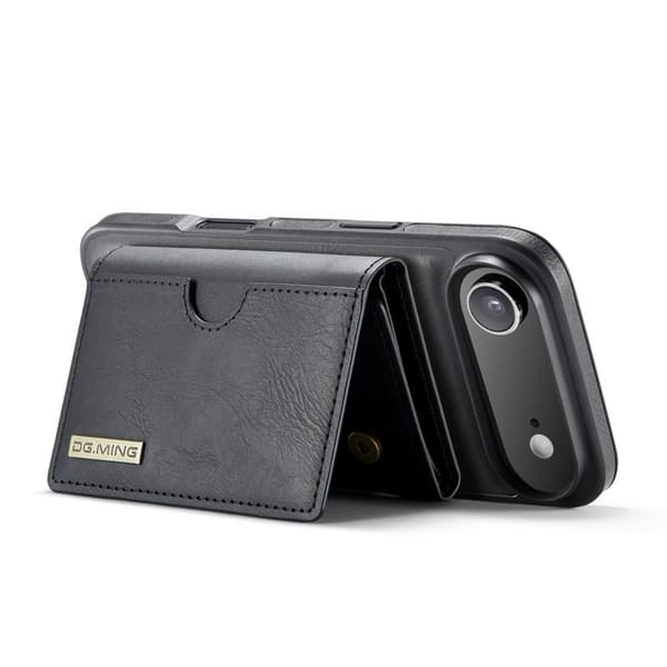 DG.MING M6 Series iPhone Air Plånboksfodral Magnetiskt Svart