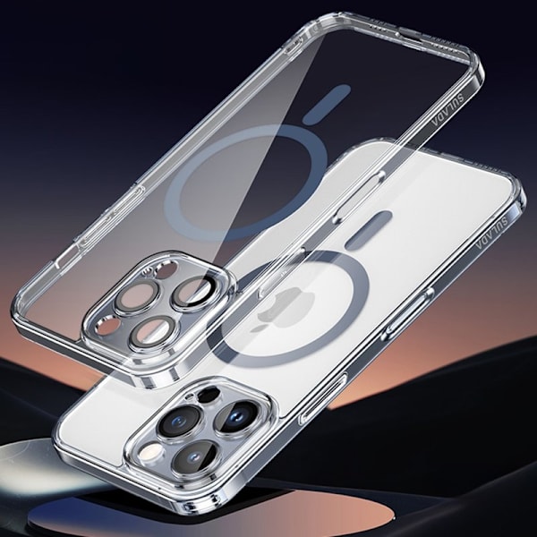 SULADA Mobilskal till iPhone 16 Pro Max TPU+PC Transparent Blå