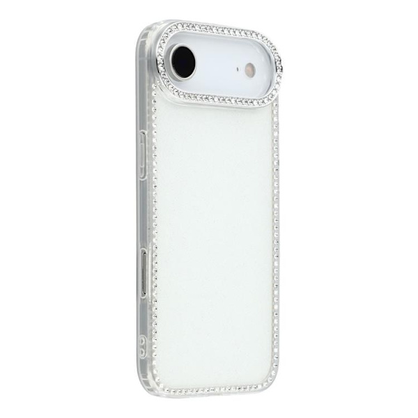 Mobilskal till iPhone Air Rhinestone Edge - Glitter Vit Vit